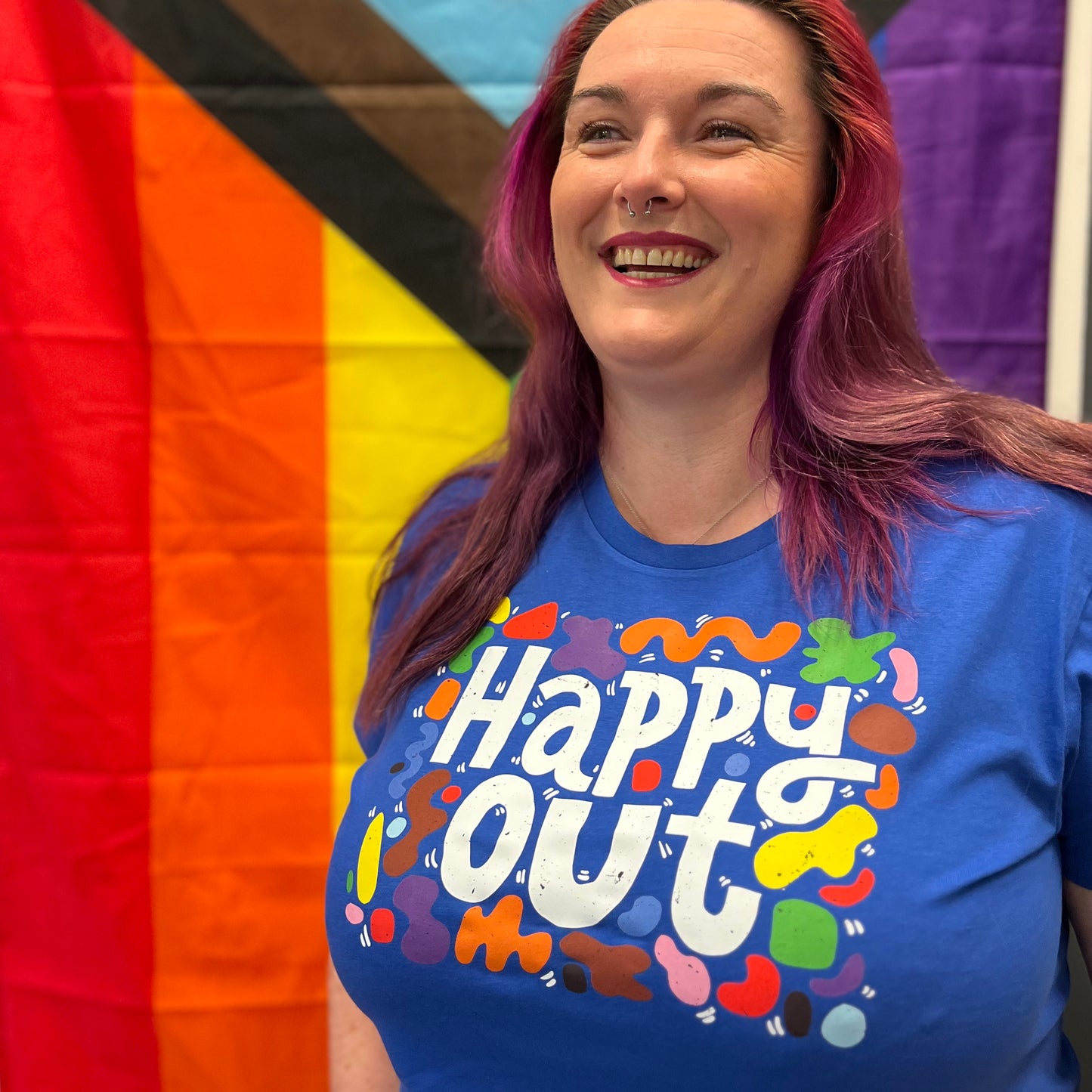 Happy OUT Rainbow T-Shirt