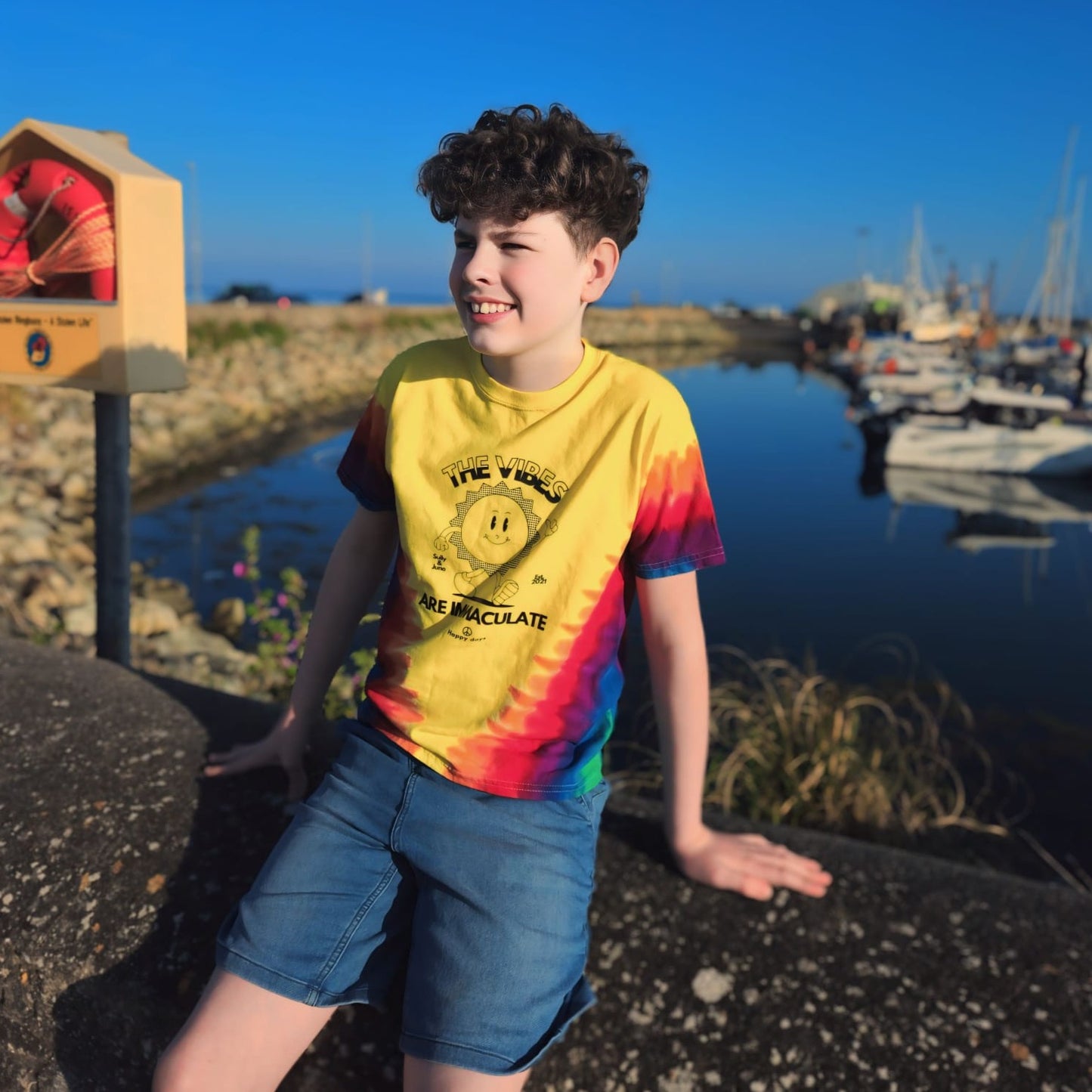 Vibes are Immaculate Tie Dye T-Shirt