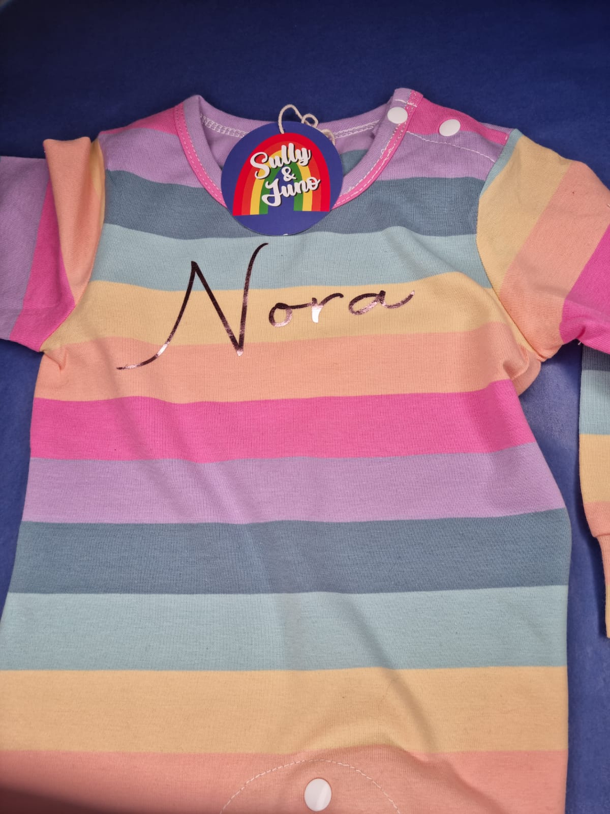 Nora™ Pastel Stripe Romper