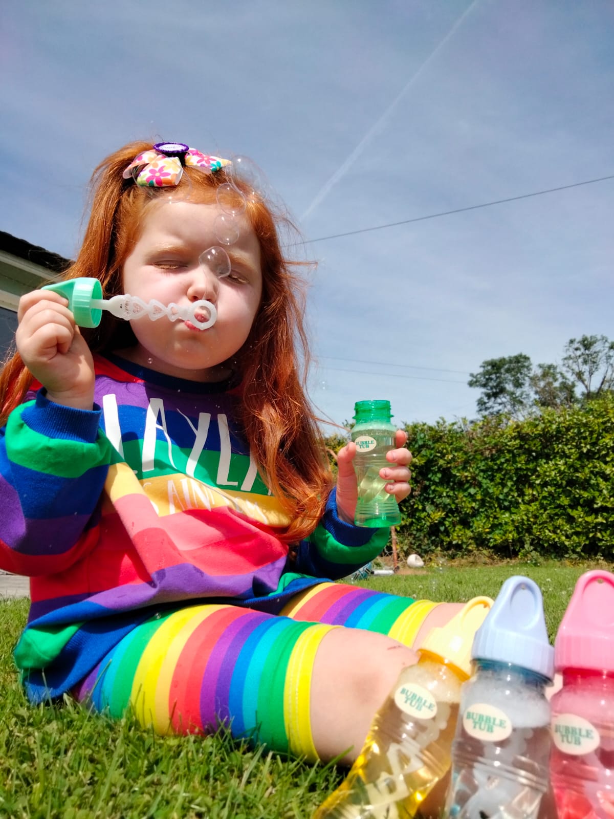 Rainbow Stripe Yoga Shorts - Kids and Adults