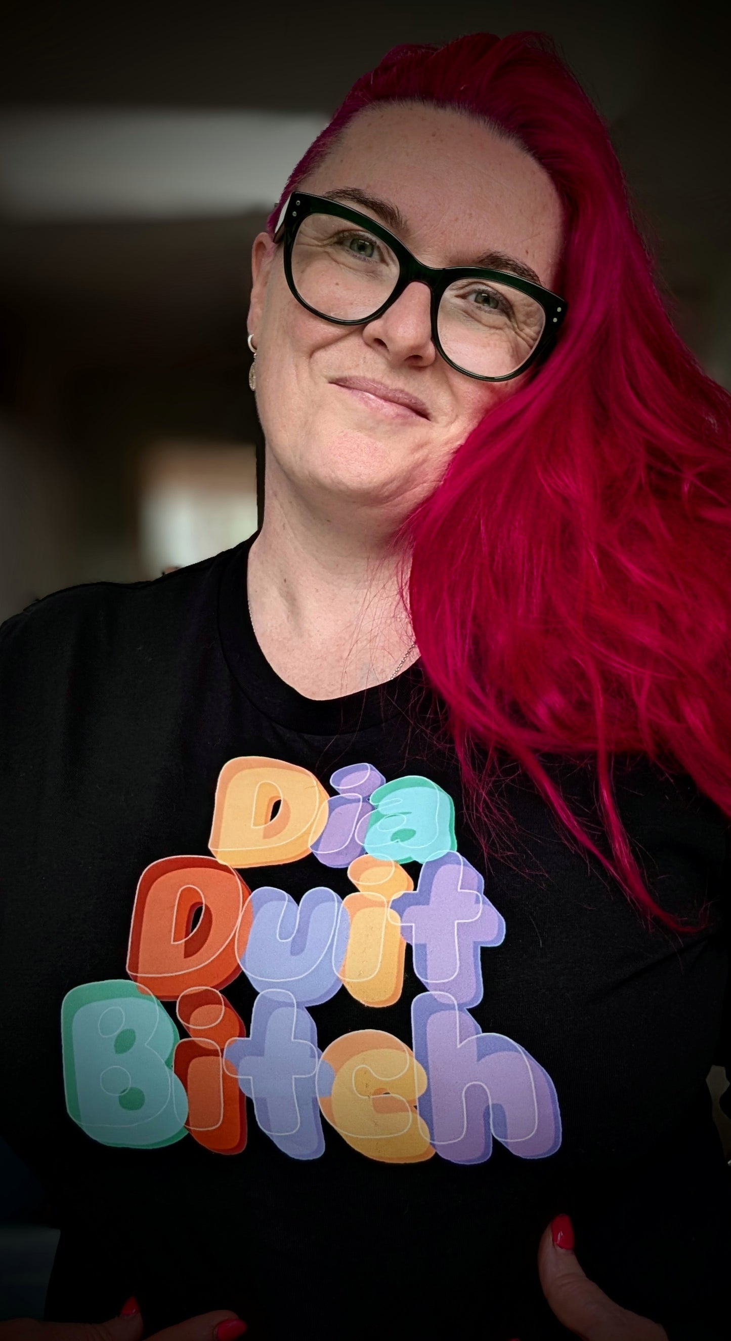 Dia Duit (multi colour) T-Shirt